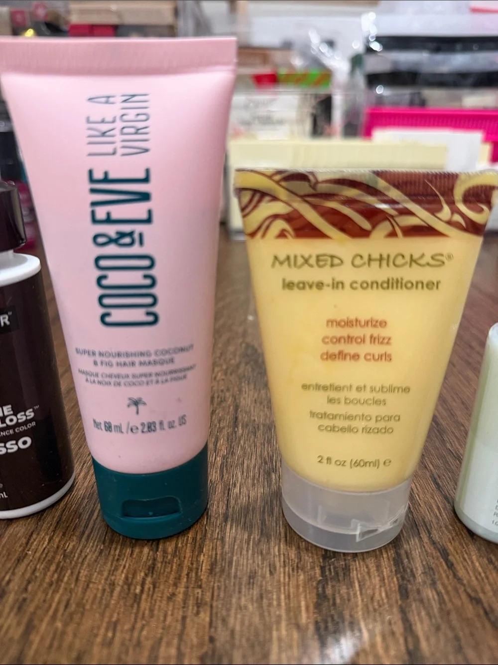 Bundle of 6 travel size hair treatment products